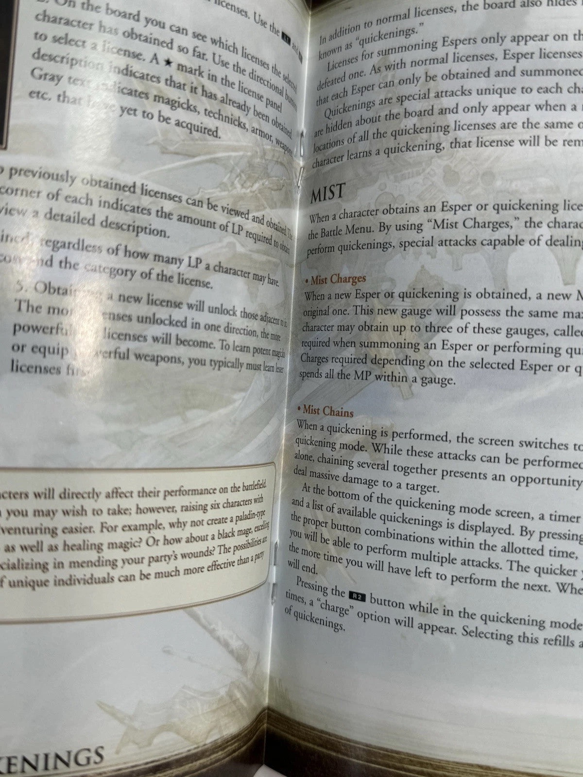 Final Fantasy XII (PlayStation 2, 2006) Game Case Manual Registration - Tested