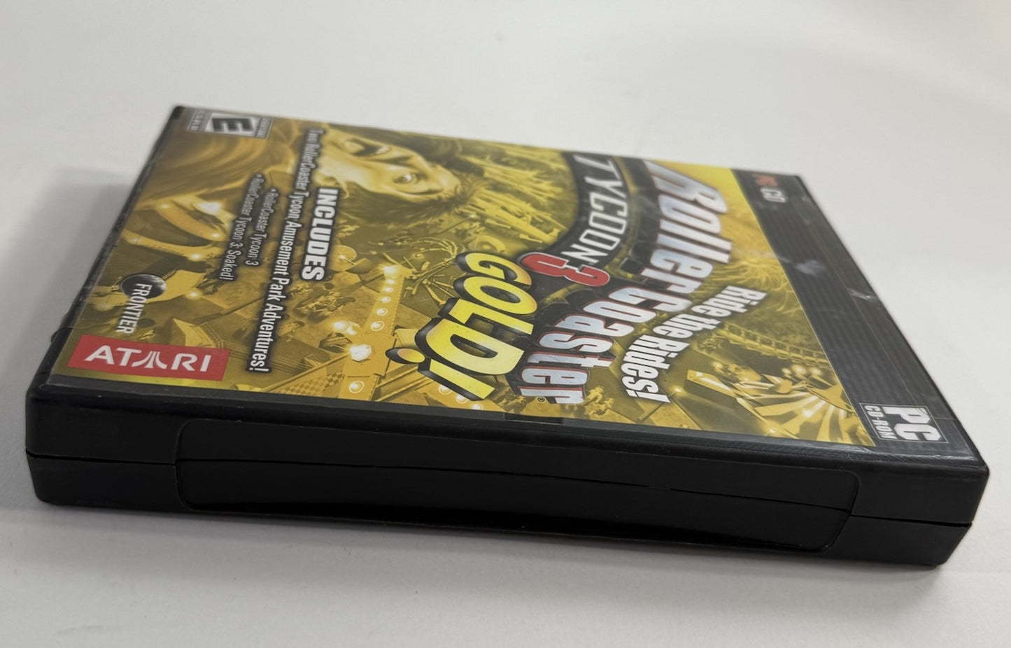 RollerCoaster Tycoon 3: Gold (PC, 2005) Game Case Manual