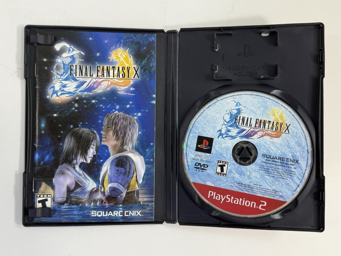Final Fantasy X (PlayStation 2, 2001) Game Case Manual - Tested And Working