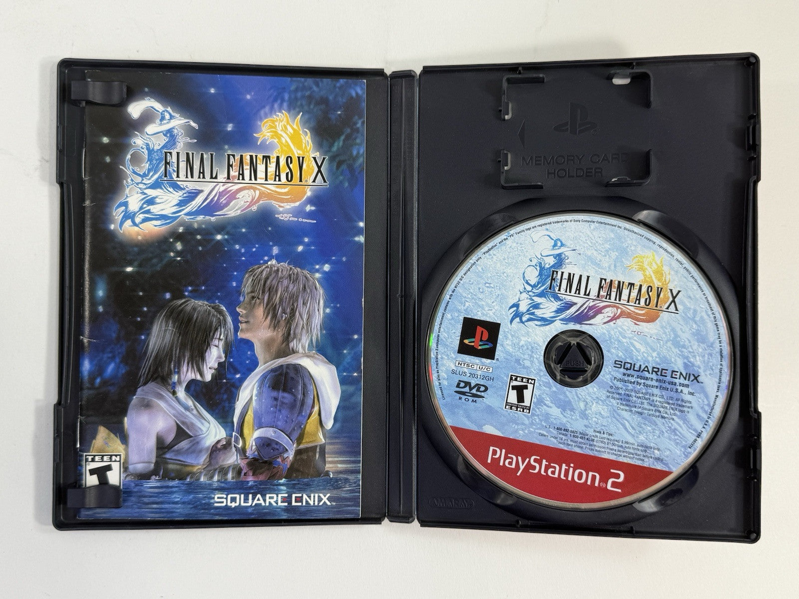 Final Fantasy X (PlayStation 2, 2001) Game Case Manual - Tested And Working