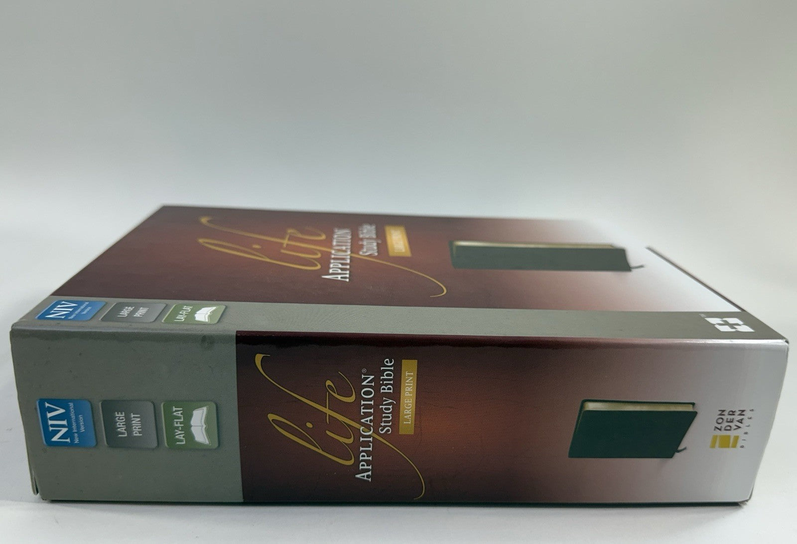 Life Application Study Bible By Zondervan 2011 Leatherbound - Box And Index Tabs