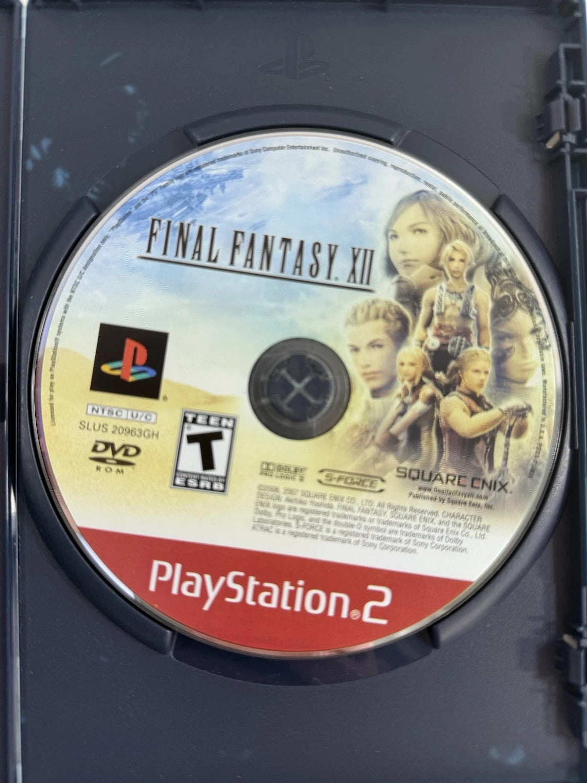 Final Fantasy XII (PlayStation 2, 2006) Game Case Manual Registration - Tested
