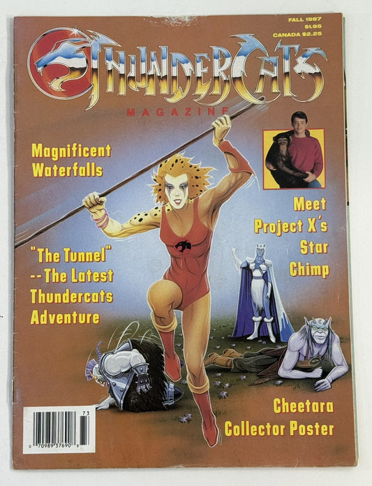 THUNDERCATS Magazine Fall 1987 #4 - Cheetara Poster Included- Lorimar Publishing