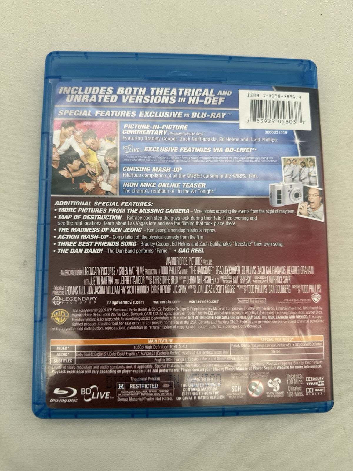 The Hangover Unrated (Blu-ray Bundle) The Hangover Part II - Tested And Working