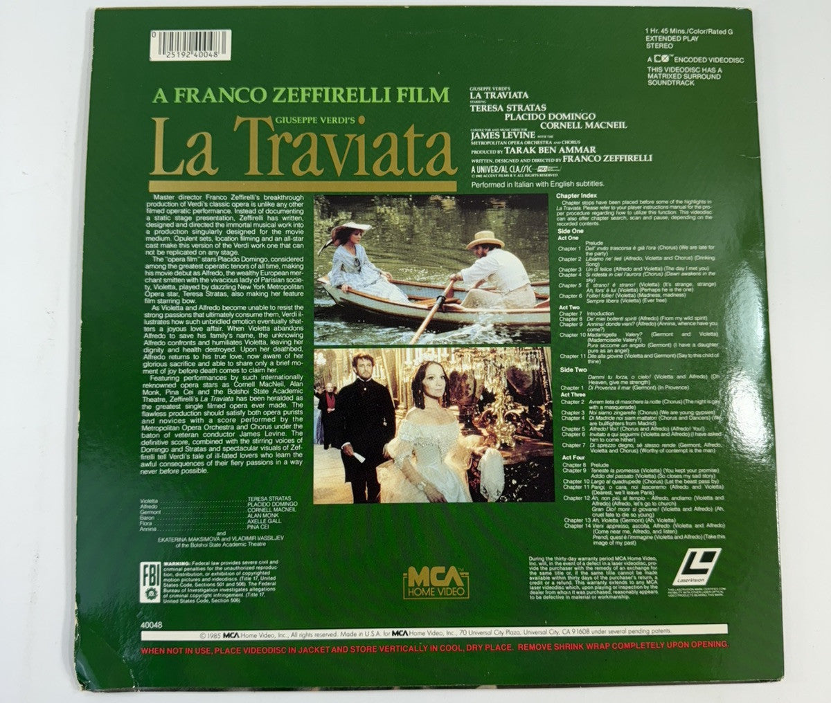 Pavarotti In London (Laserdisc Bundle) La Traviata, That’s Entertainment III