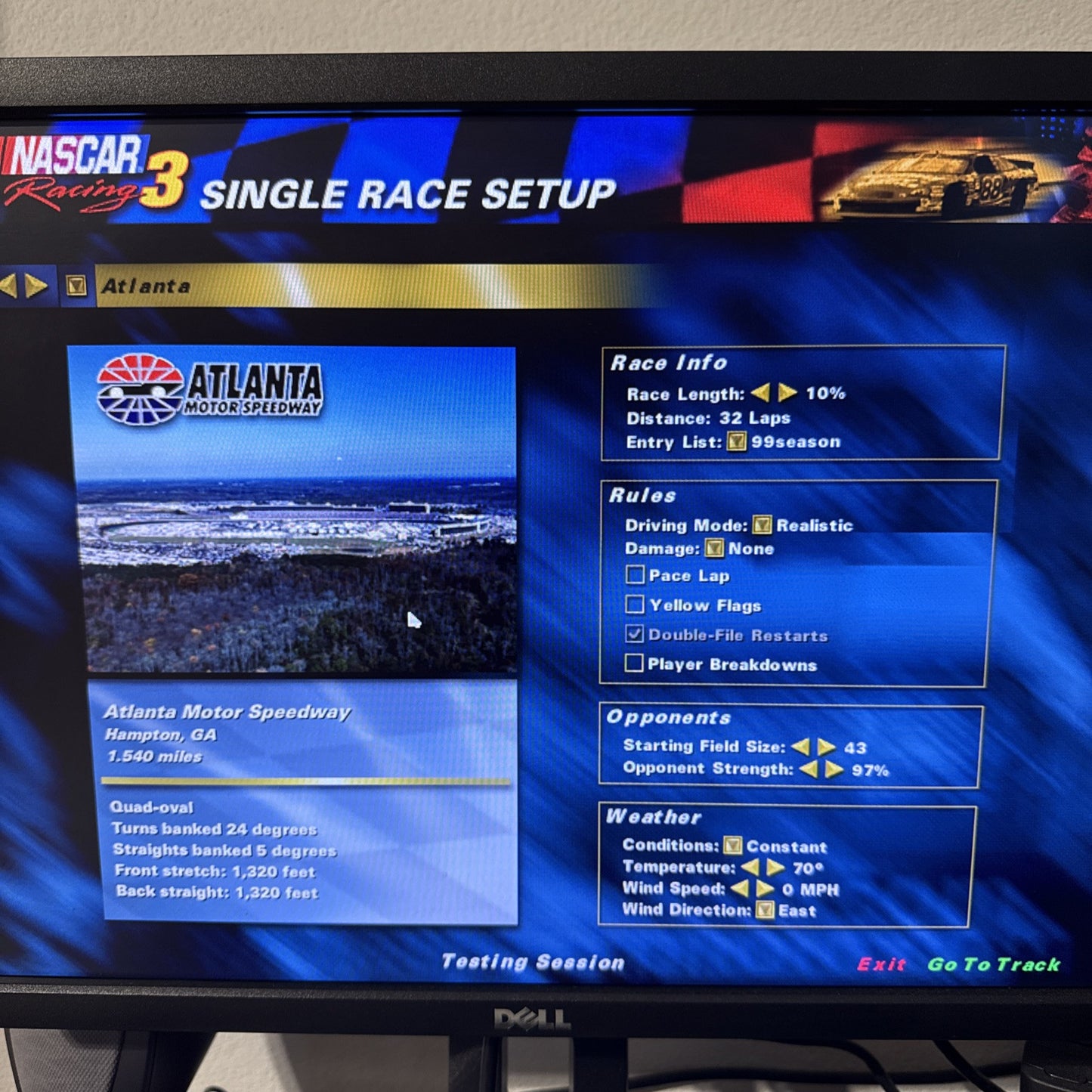 NASCAR Racing 3 (PC, 1999) Game, Case, Cover Art - Tested and Working