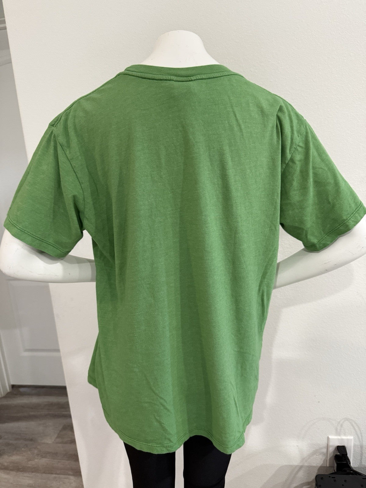 Junk Food Adult L Say Hello To My Little Friend Green St. Patrick's Day T-Shirt