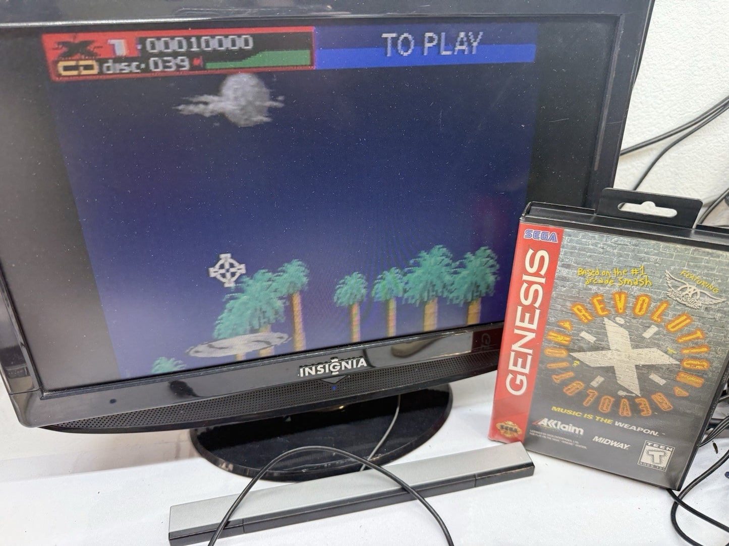 Revolution X f. Aerosmith (Genesis, 1995) Game Case Manual Poster Registration