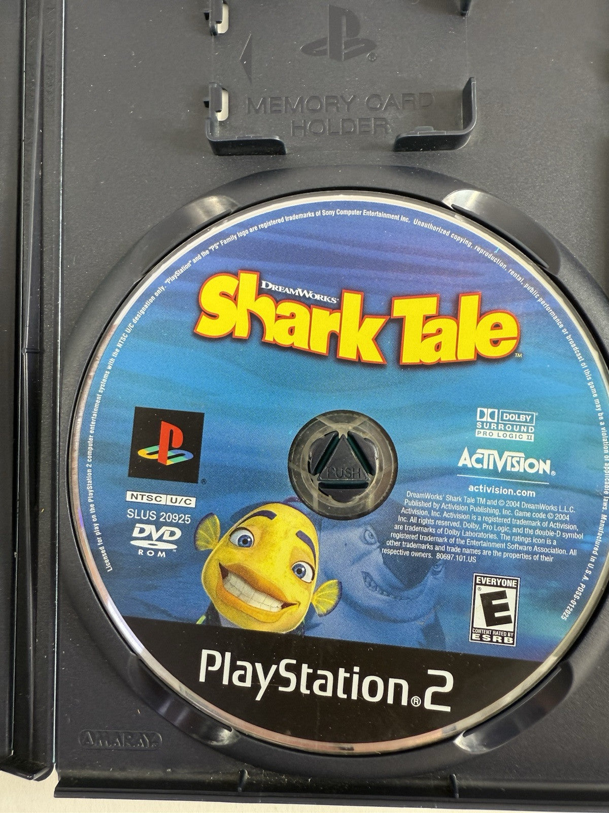 DreamWorks' Shark Tale (Sony PlayStation 2, 2004) Game Case Manual - Tested