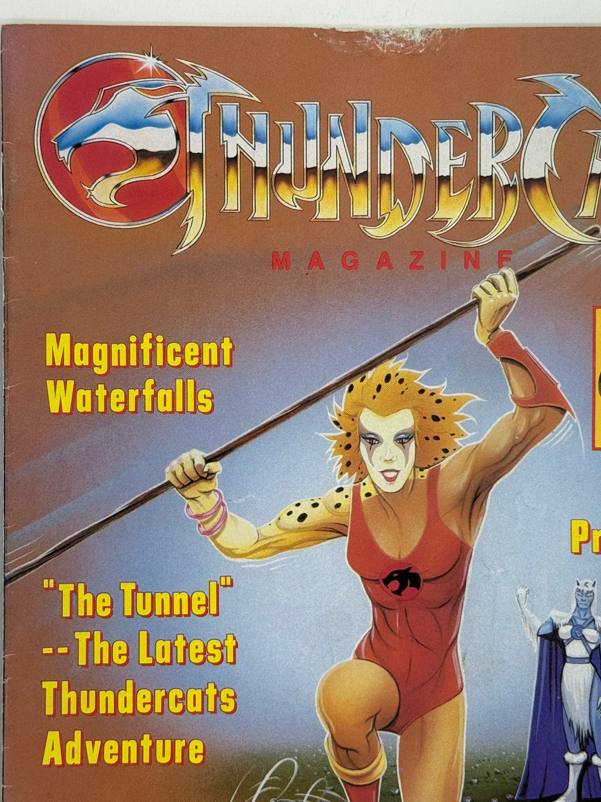 THUNDERCATS Magazine Fall 1987 #4 - Cheetara Poster Included- Lorimar Publishing