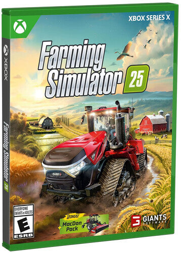 Farming Simulator 25 (Microsoft Xbox Series X|S, 2024) Game Case Insert - Tested