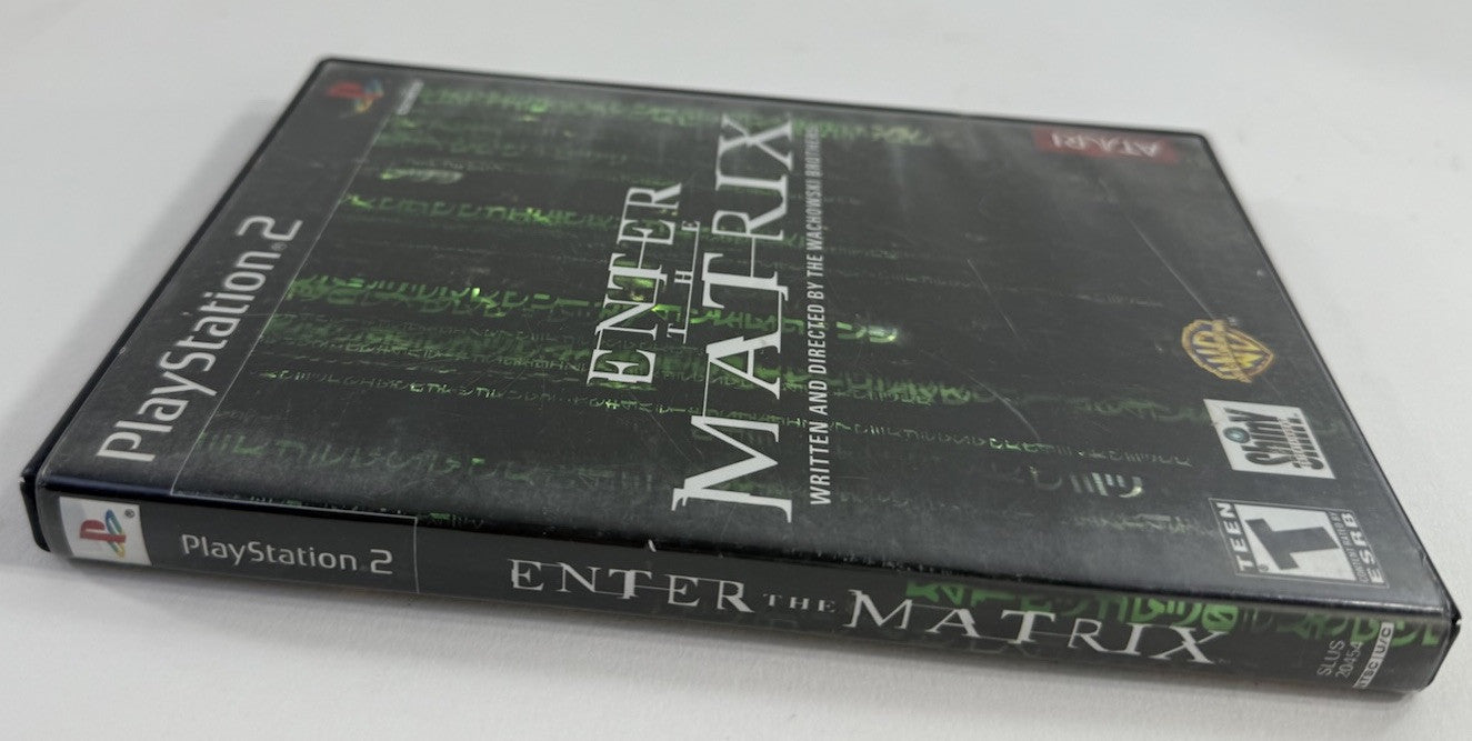 Enter the Matrix (Sony PlayStation 2, 2003) Game and Case - Tested and Working