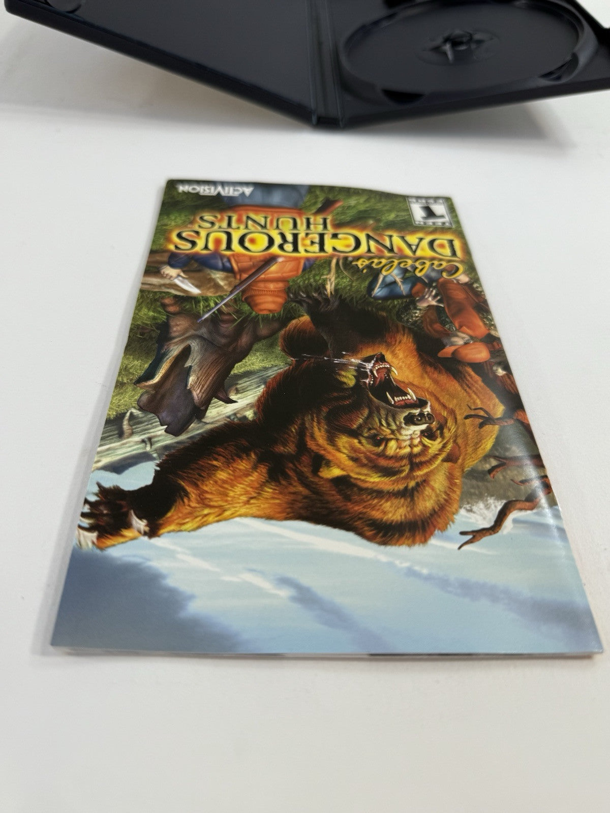 Cabela's Dangerous Hunts (PlayStation 2, 2003) Game Case Manual Registration