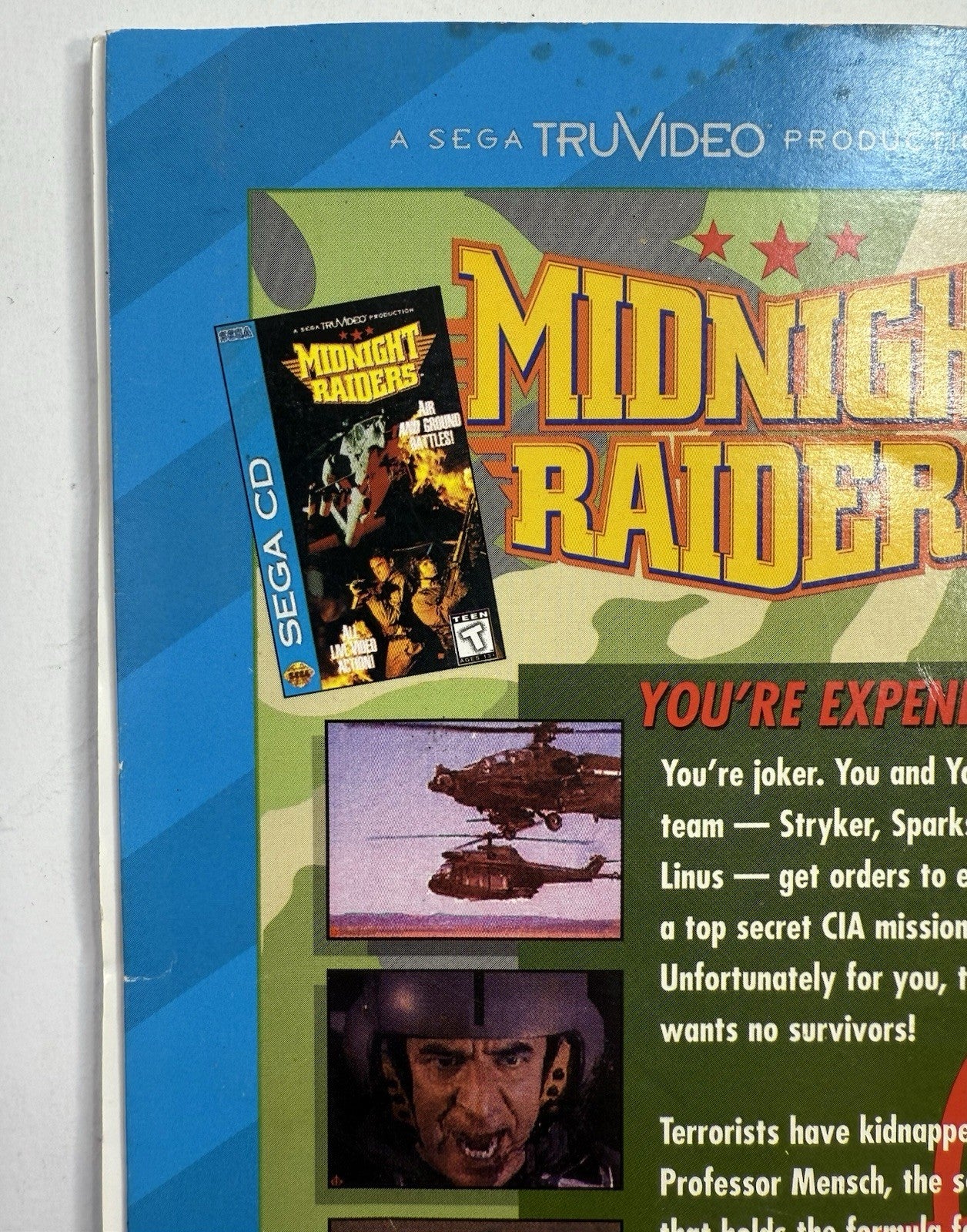 Eternal Champions: Challenge From the Dark Side (Sega CD, 1994) Manual and Reg.