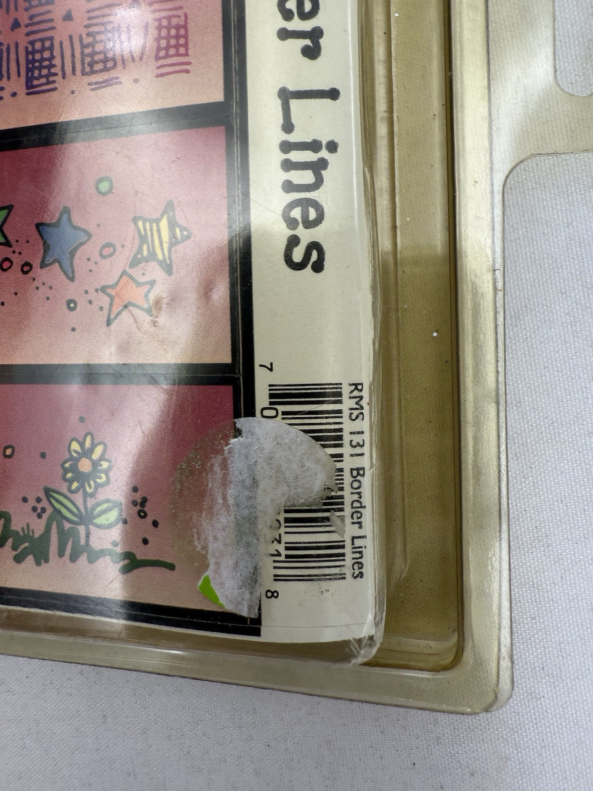 Dj Inker RMS 131 Border Lines Stamp Set - New