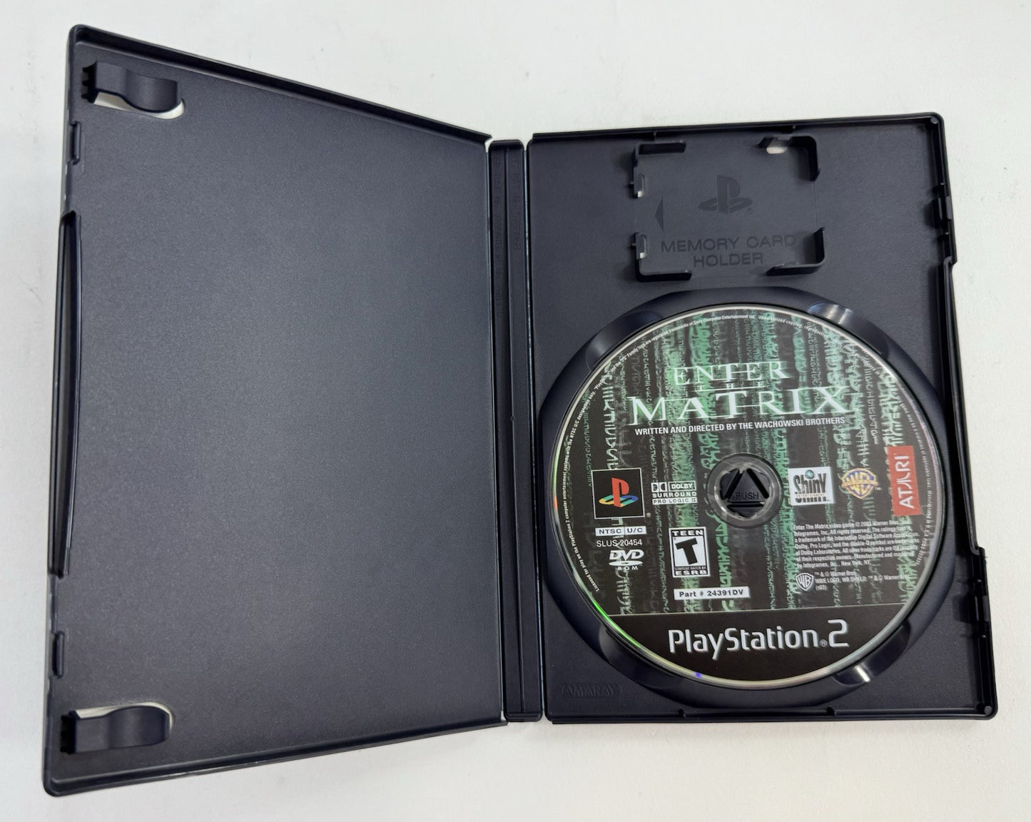 Enter the Matrix (Sony PlayStation 2, 2003) Game and Case - Tested and Working