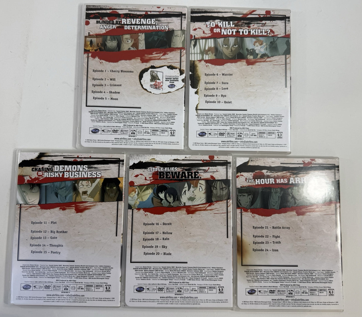 Peacemaker - The Complete Collection (DVD, 2005, 5-Disc Set) Tested and Working