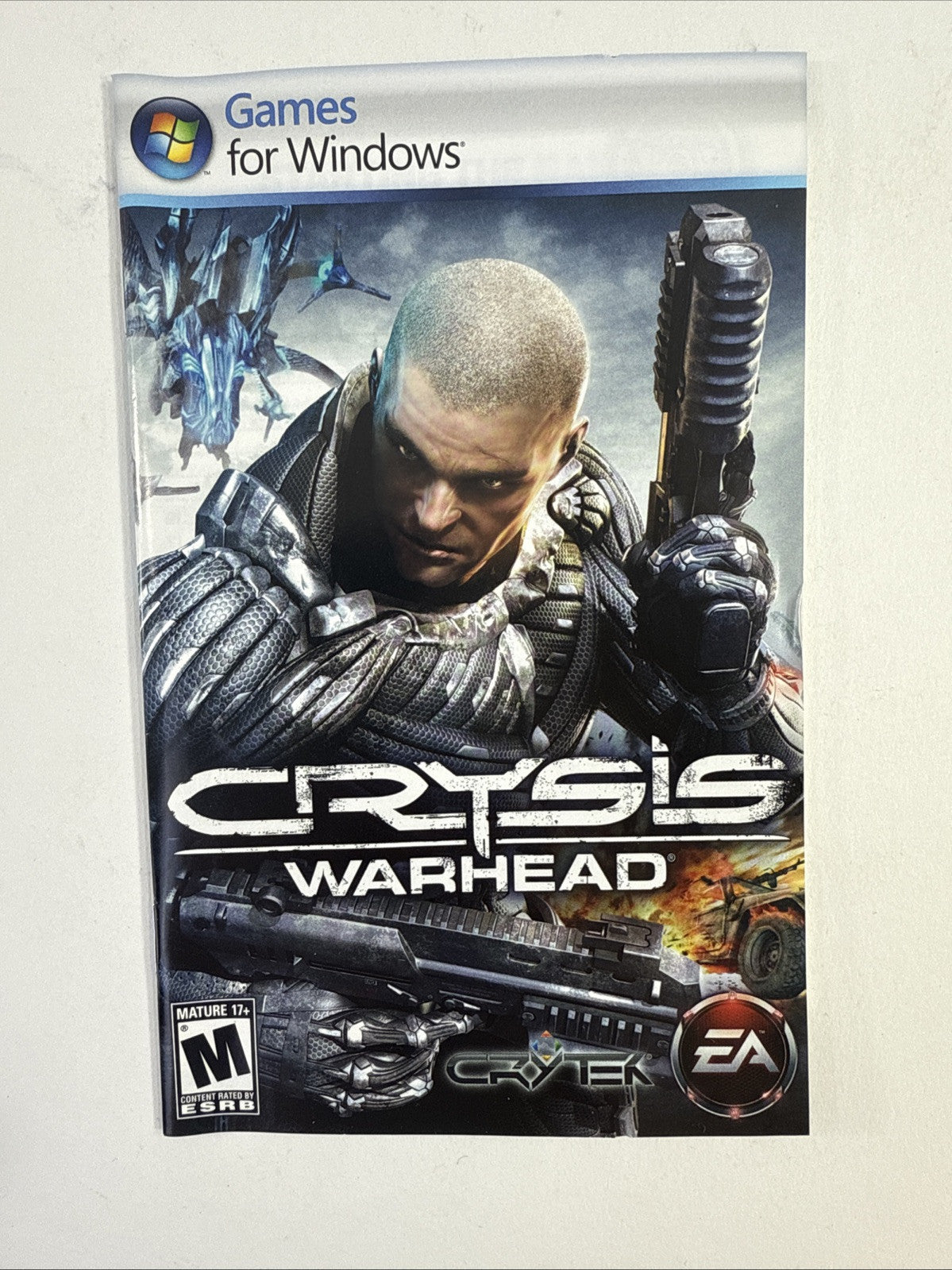 Crysis Warhead (PC, 2008) Game Discs, Case, Manual