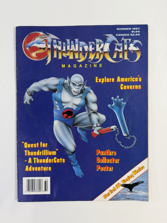 ThunderCats Magazine Summer 1987 Issue #3 - Poster Attached - Lorimar Publishing