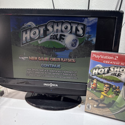 Hot Shots Golf 3 (PlayStation 2, 2003) Game Case Manual Registration - Tested