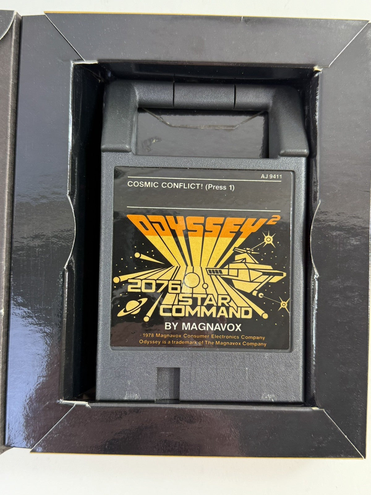 Cosmic Conflict!  (Magnavox Odyssey 2, 1978) Game Case Manual - Tested