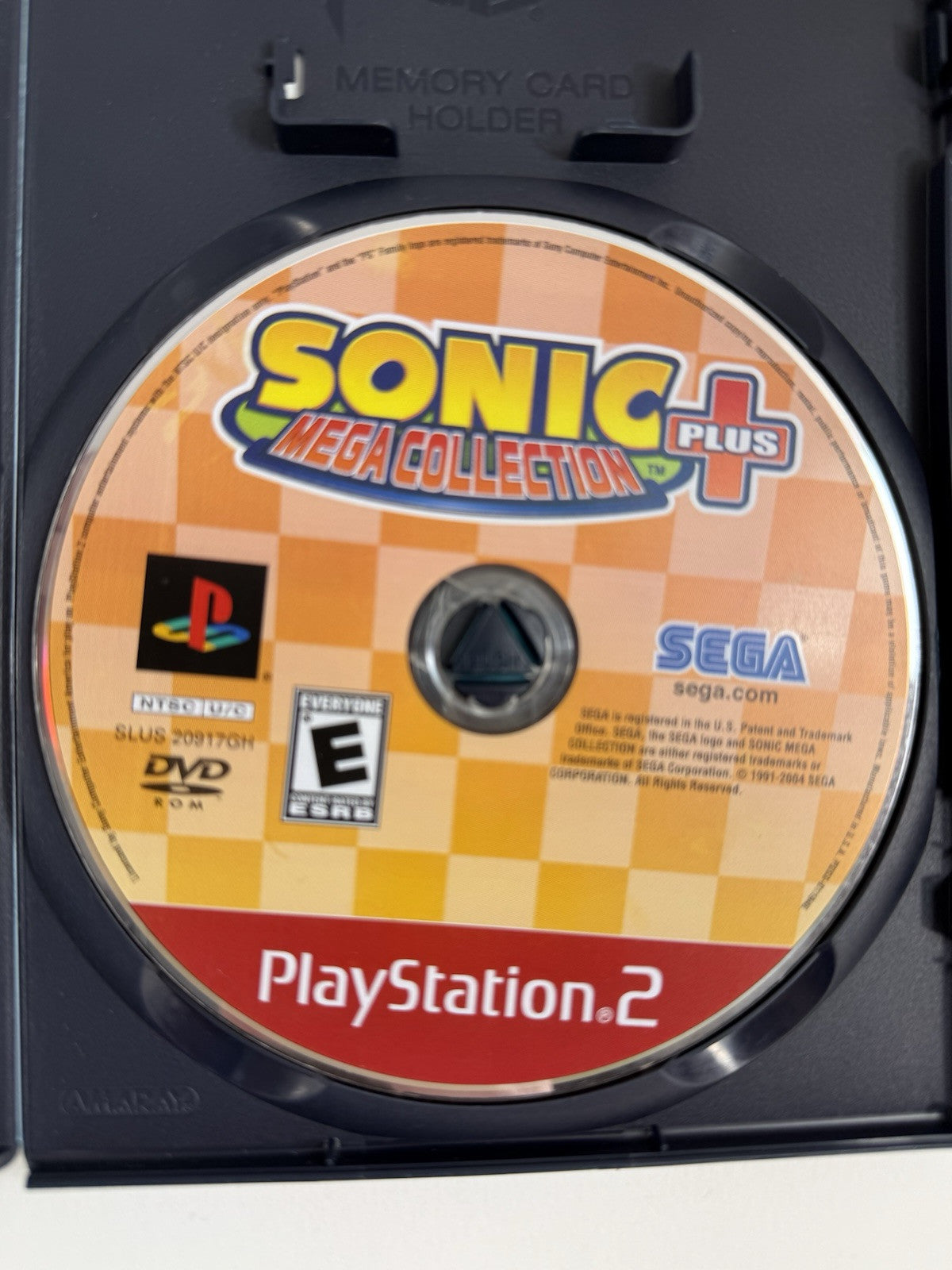 Sonic Mega Collection Plus (Sony PlayStation 2, 2004) Game Case Manual - Tested