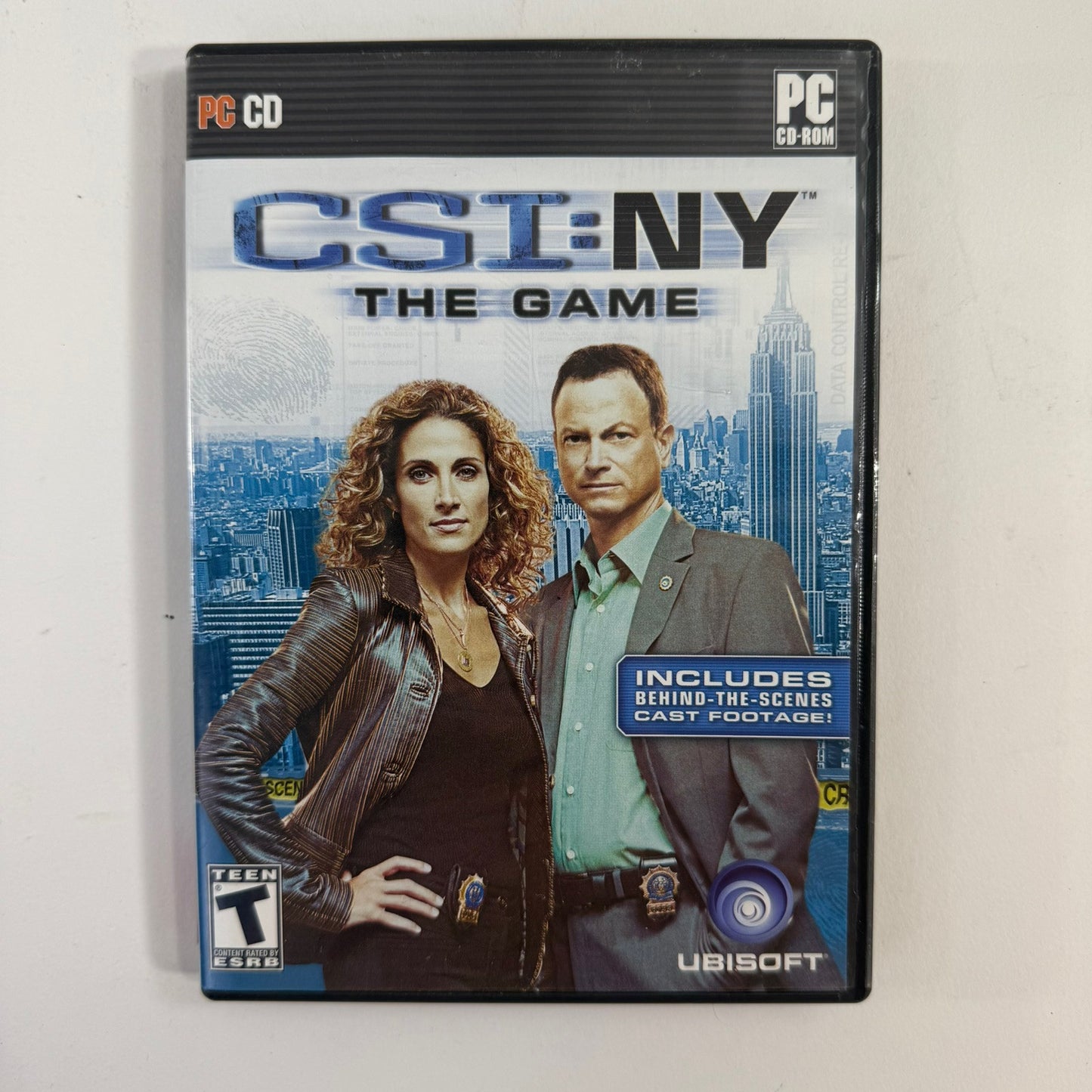 CSI: NY - The Game (Windows PC, 2008) Game, Case, and Manual