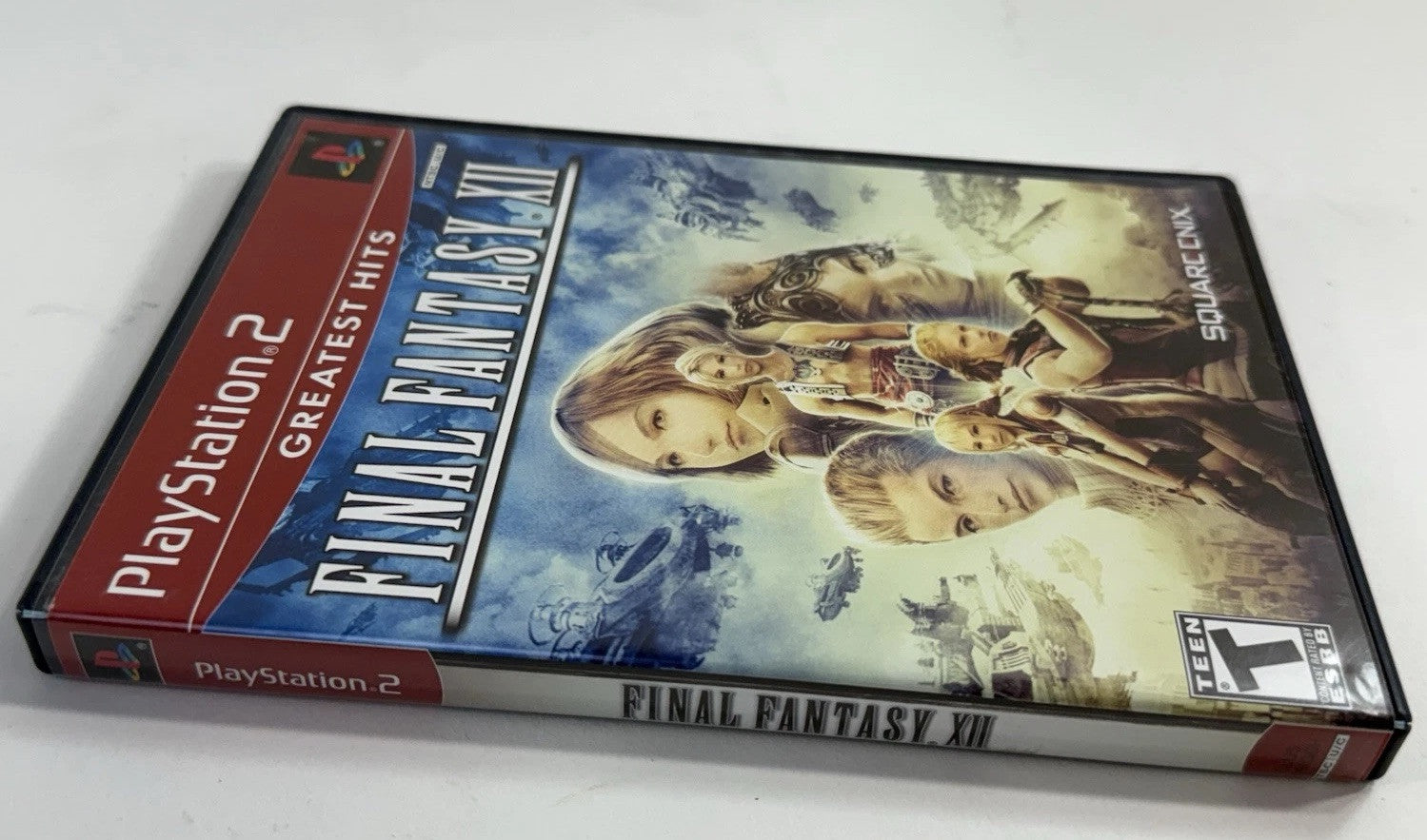 Final Fantasy XII (PlayStation 2, 2006) Game Case Manual Registration - Tested