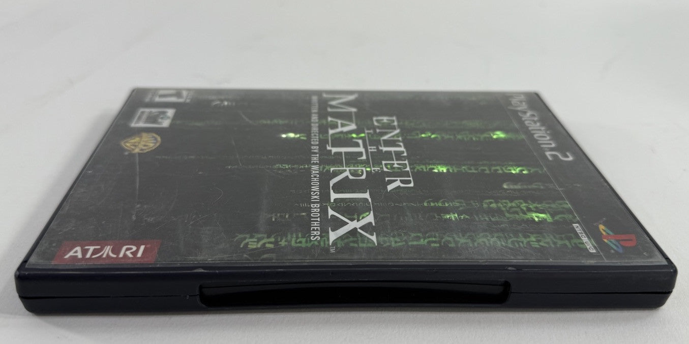 Enter the Matrix (Sony PlayStation 2, 2003) Game and Case - Tested and Working