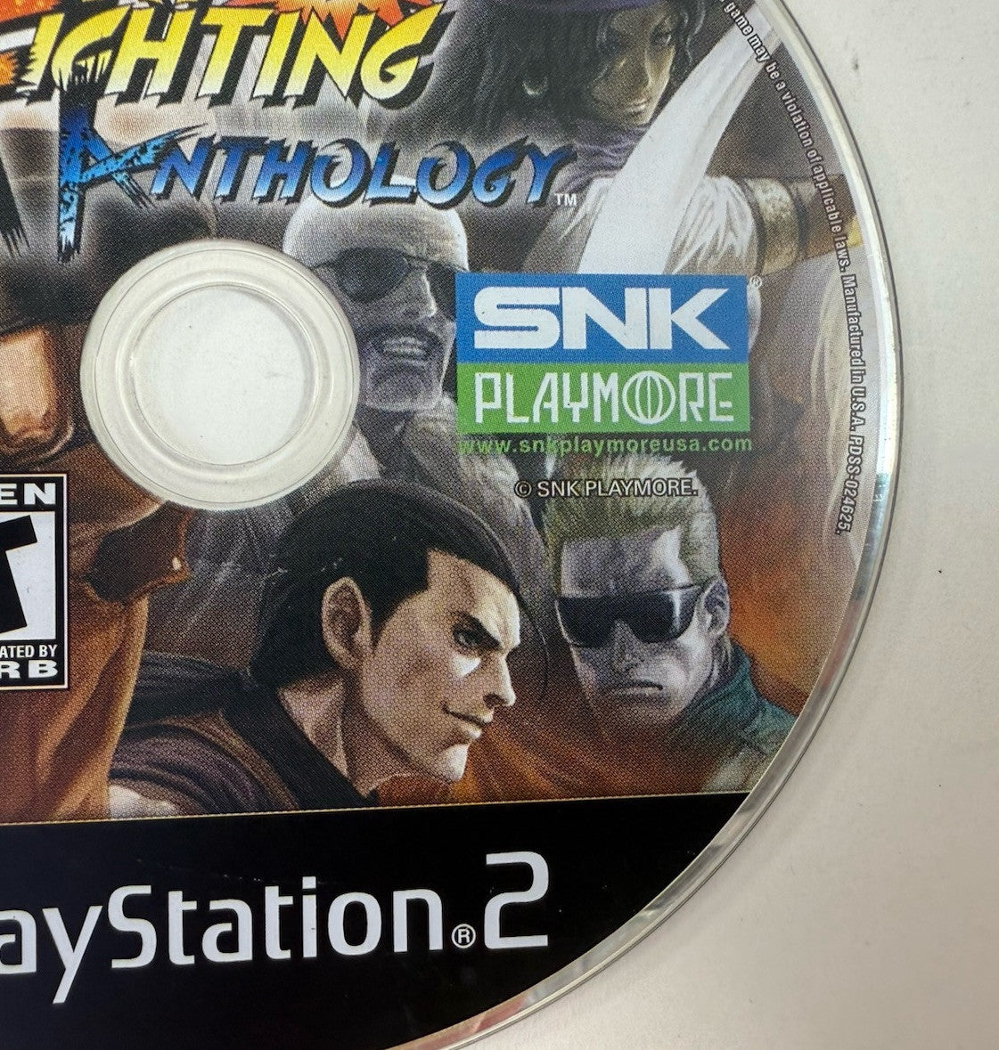 Art of Fighting Anthology (PlayStation 2, 2007) Black Label Game Disc - Tested