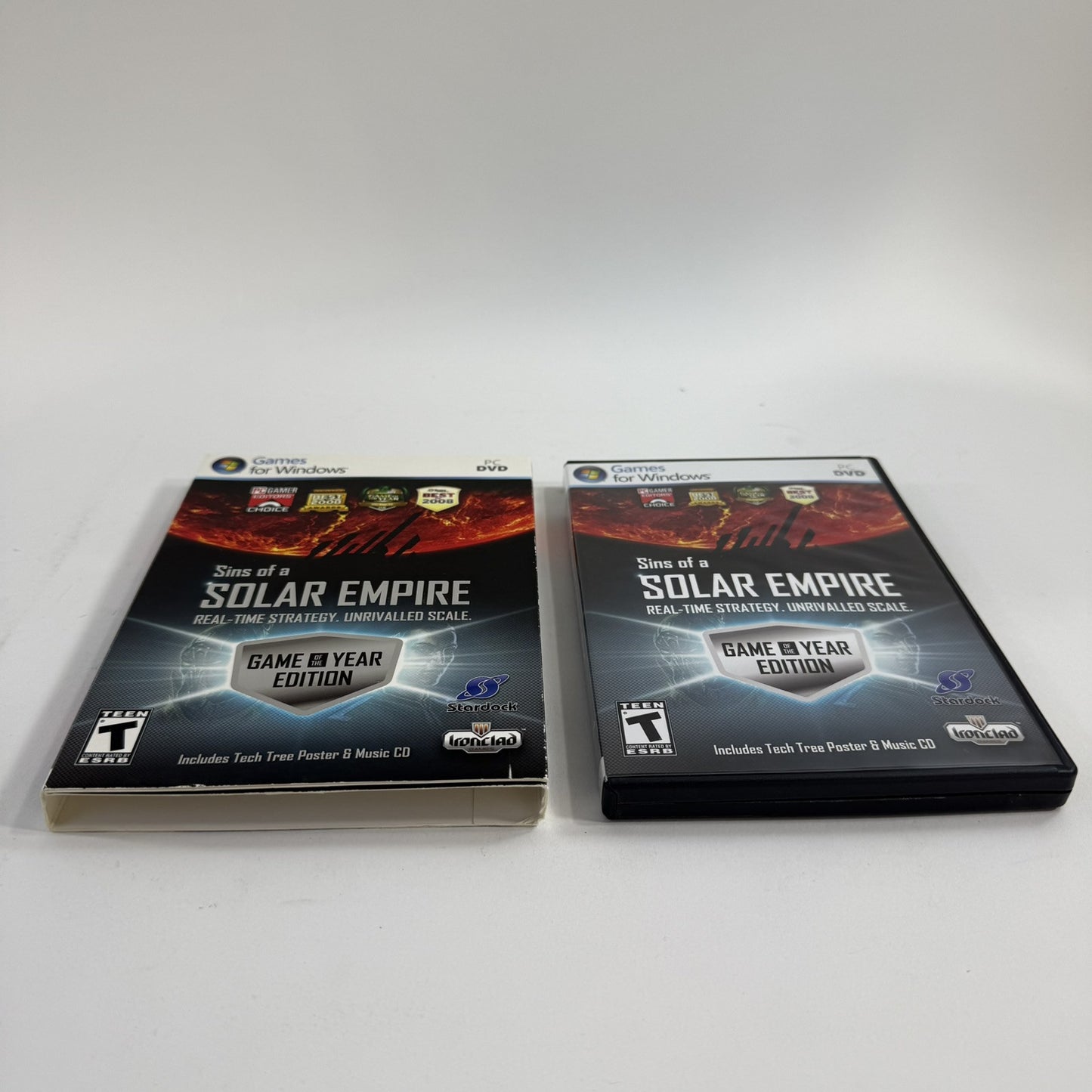 Sins of a Solar Empire: Game of the Year Ed. (PC, 2009) Game Case Manual Poster