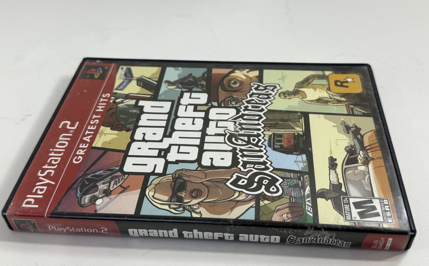Grand Theft Auto: San Andreas (PlayStation 2, 2004) Game Case Manual Poster