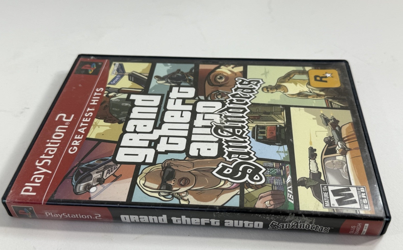 Grand Theft Auto: San Andreas (PlayStation 2, 2004) Game Case Manual Poster