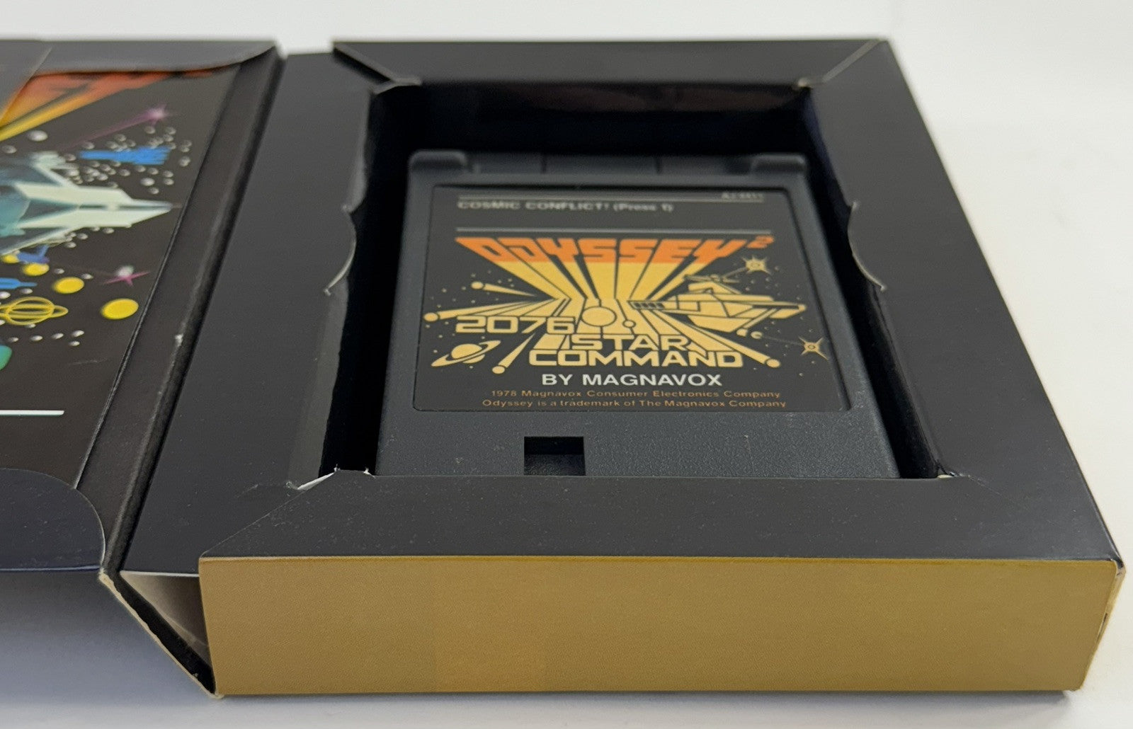 Cosmic Conflict!  (Magnavox Odyssey 2, 1978) Game Case Manual - Tested
