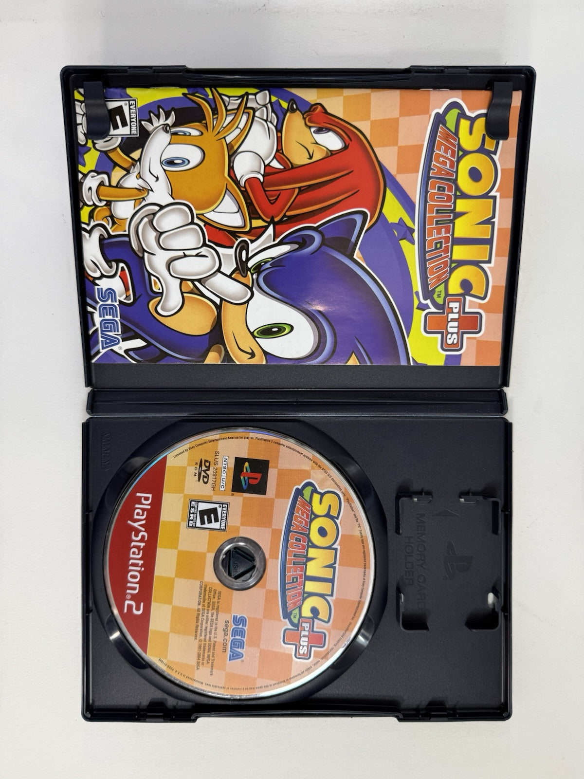 Sonic Mega Collection Plus (Sony PlayStation 2, 2004) Game Case Manual - Tested