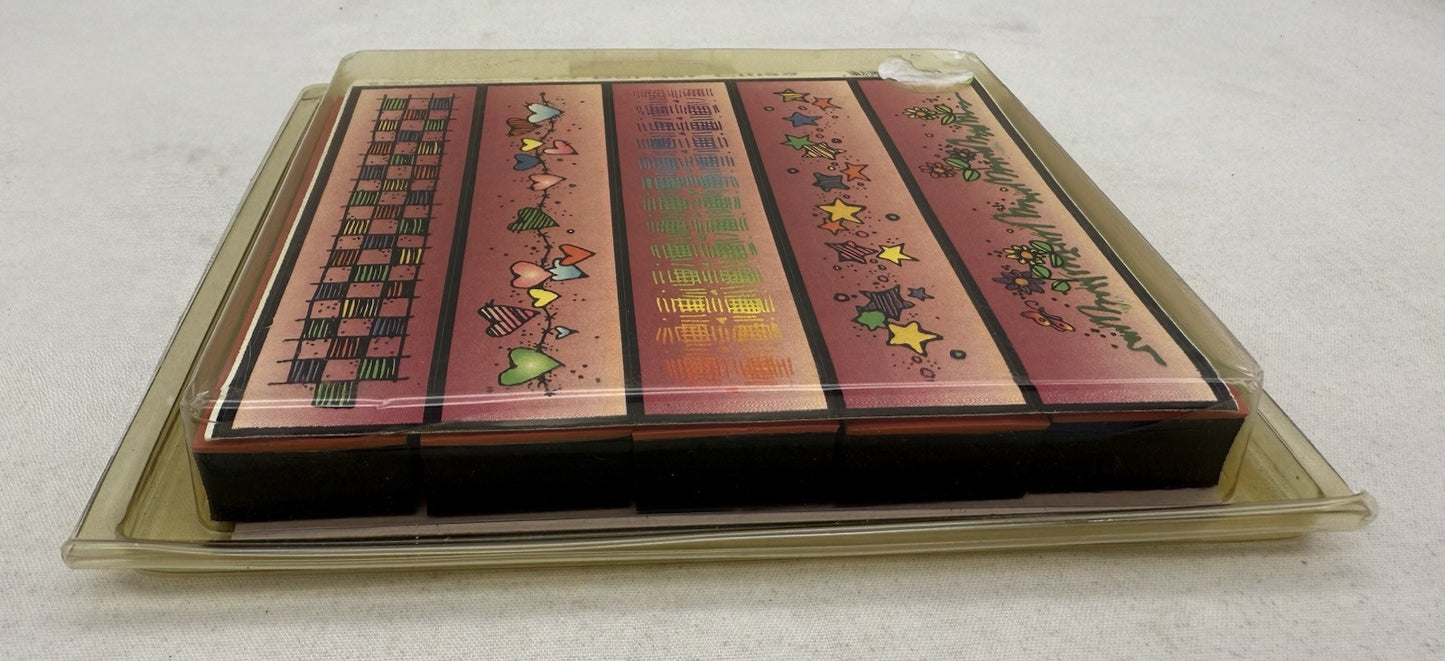 Dj Inker RMS 131 Border Lines Stamp Set - New