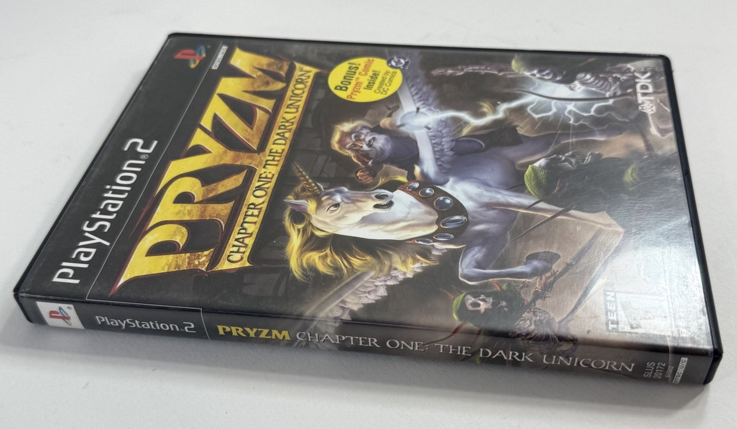 PRYZM Chapter One: The Dark Unicorn (Sony PlayStation 2, 2002) Game Case Manual