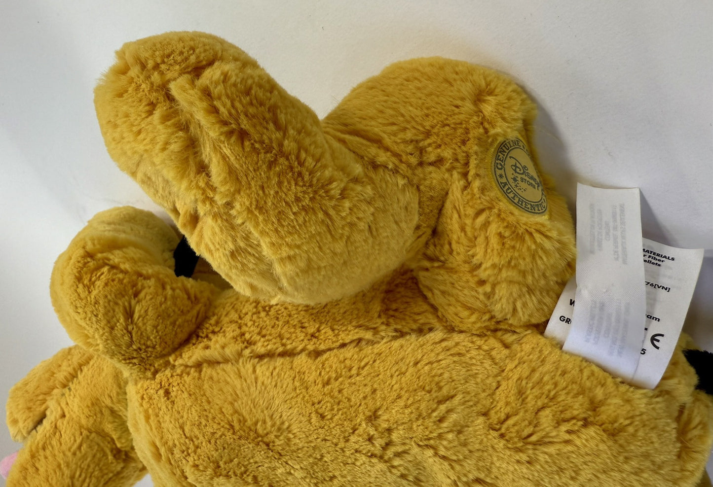 Authentic Disney Store Emblem Mickey Mouse & Friends 18" Pluto  Dog Plush