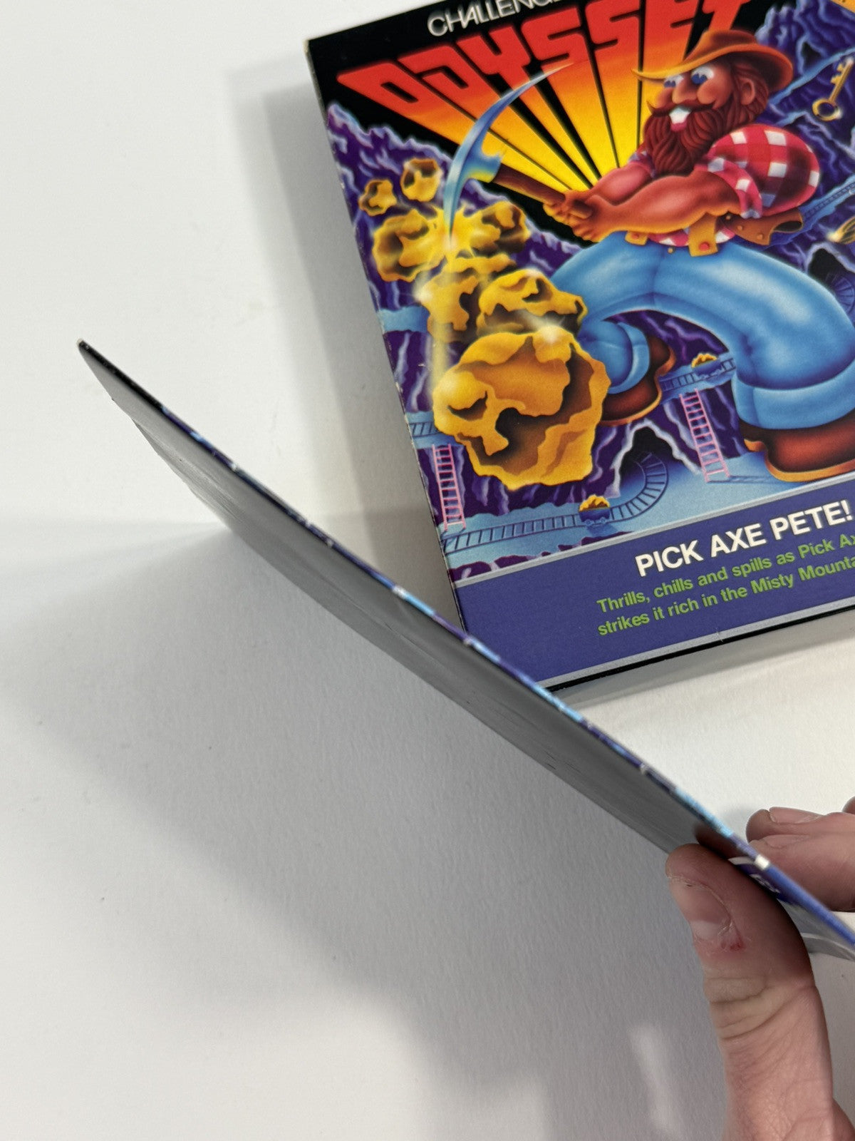 Pick Axe Pete! (Odyssey 2/Videopac, 1982) Game Box Manual - Tested and Working