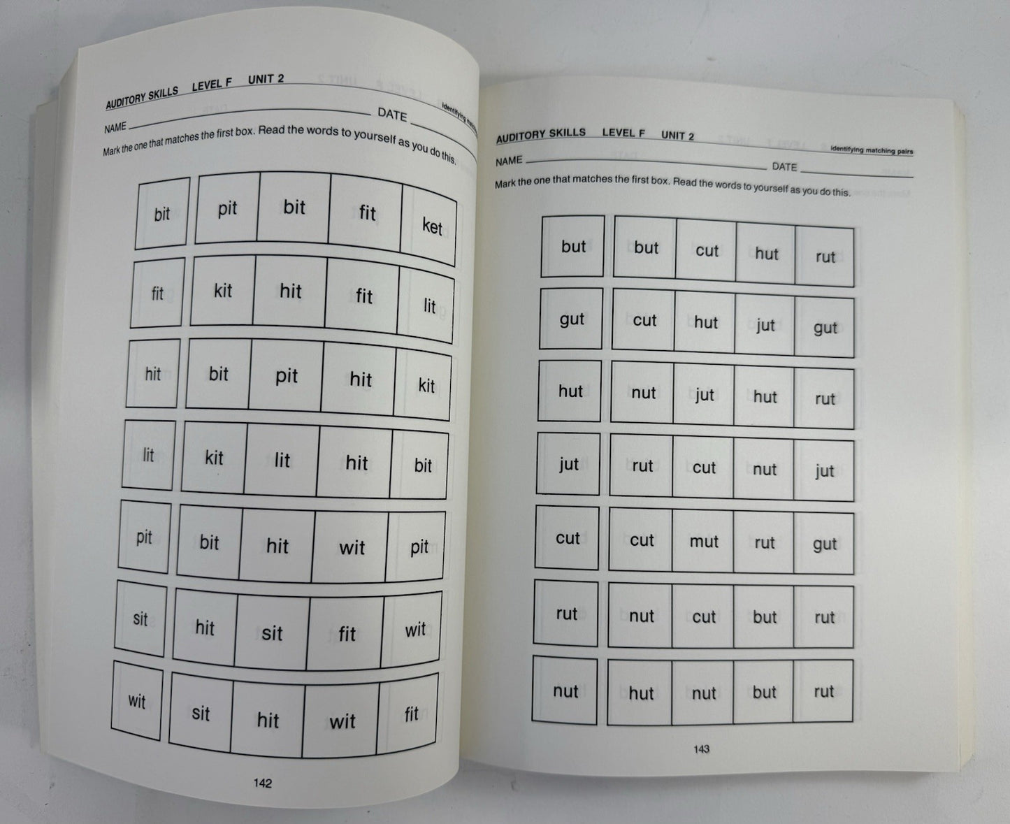 Green Readiness Book Auditory and General Activities (Paperback, 1986) Rosner, J