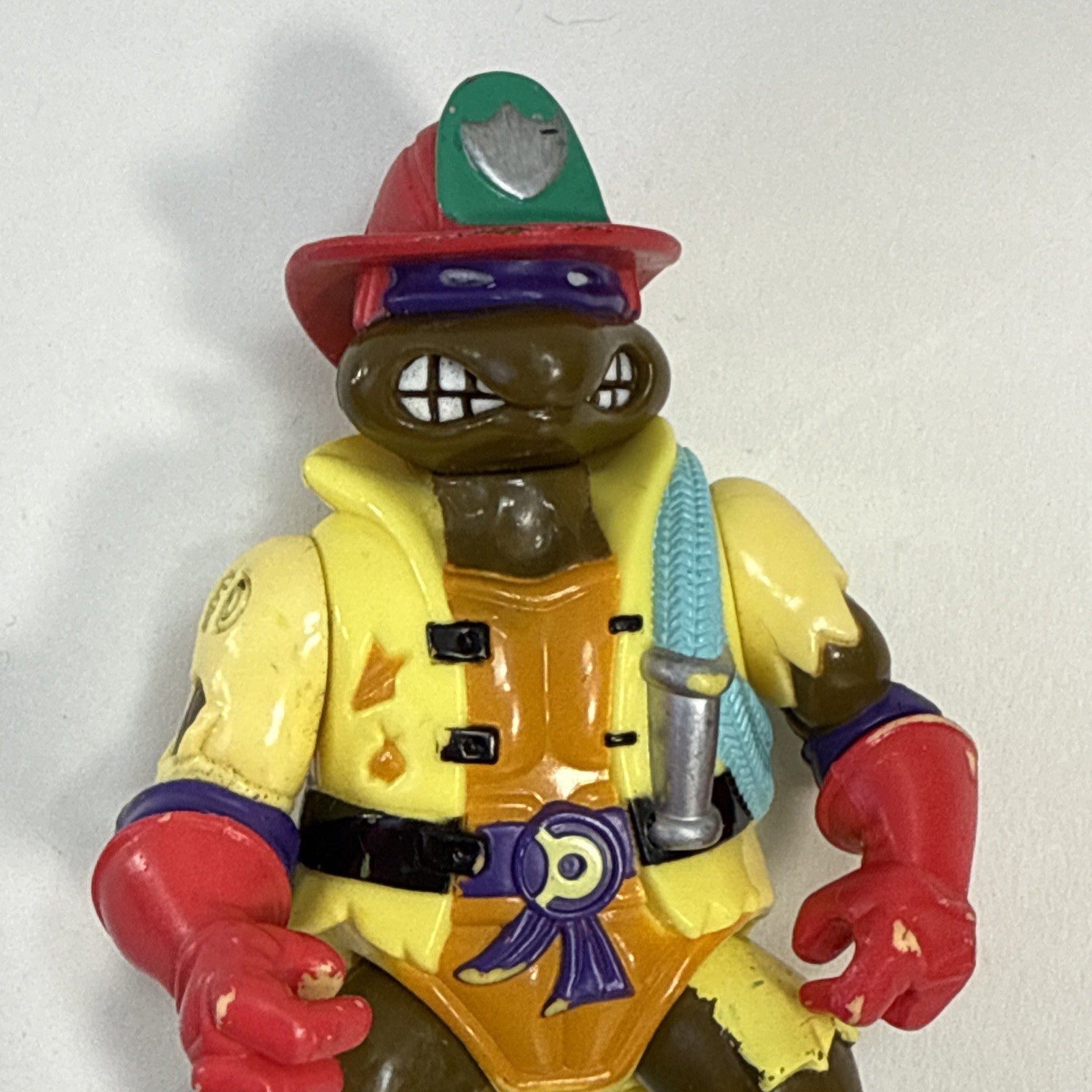 Playmates 1991 Teenage Mutant Ninja Turtles Hose Em Down Don with Hose