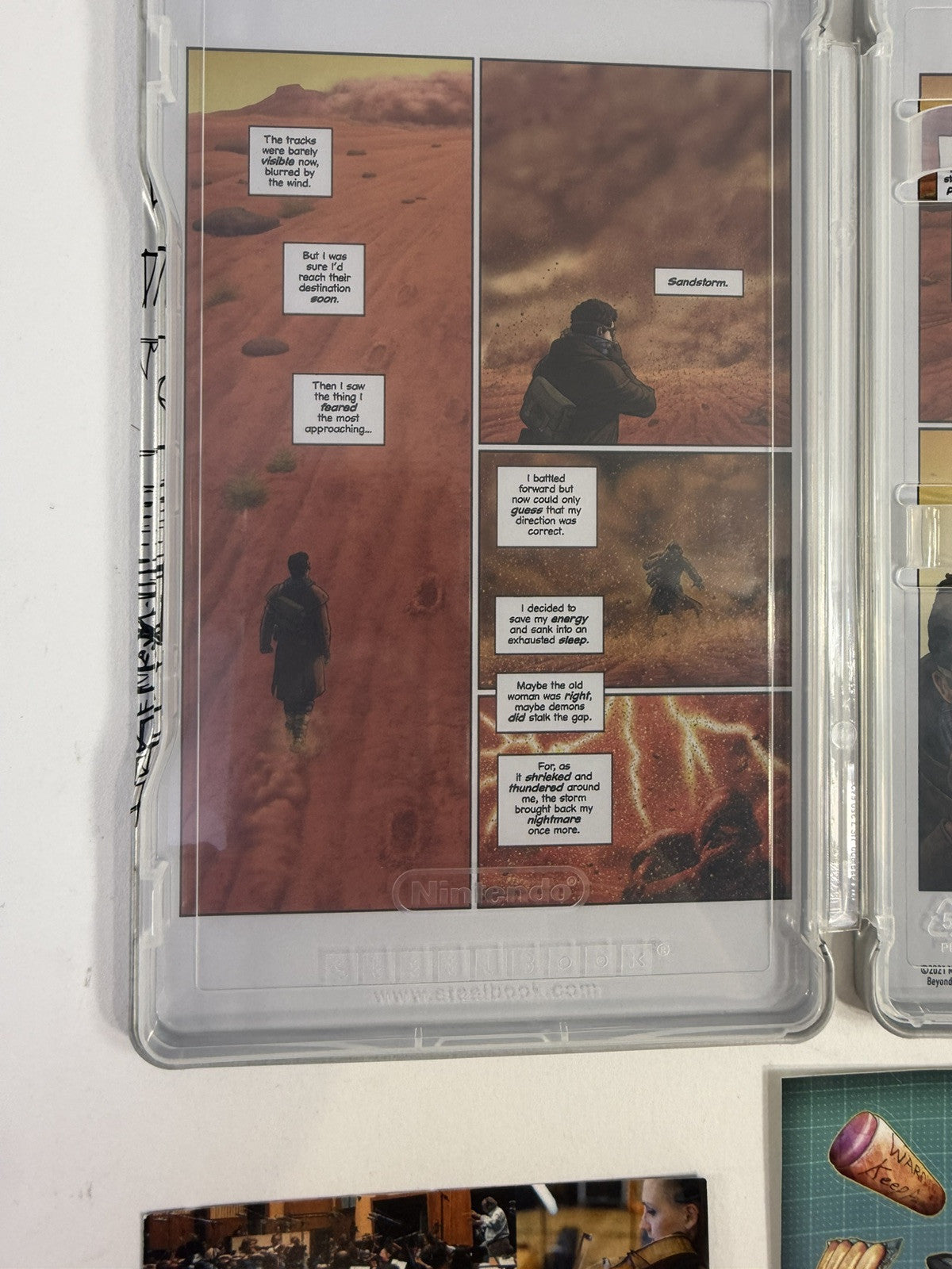 Beyond A Steel Sky (Nintendo Switch, 2021) Steel Book, Sleeve, Inserts Only