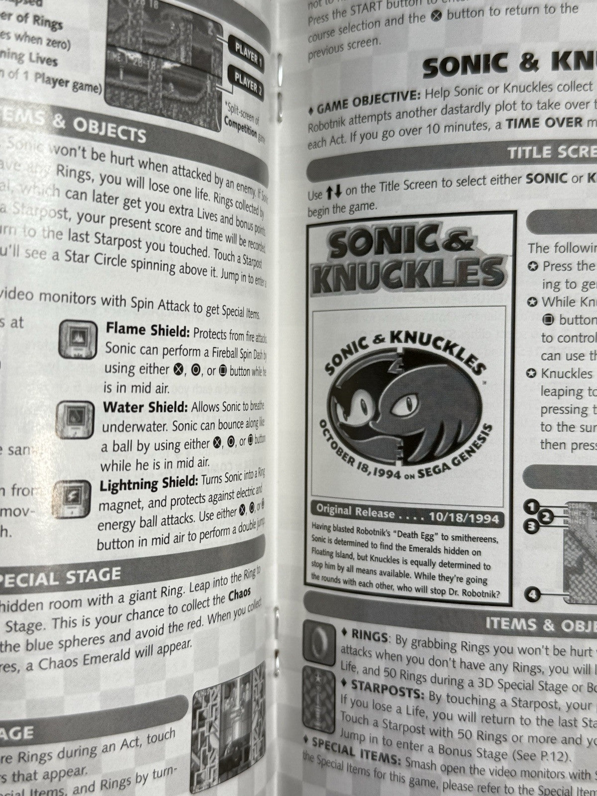 Sonic Mega Collection Plus (Sony PlayStation 2, 2004) Game Case Manual - Tested