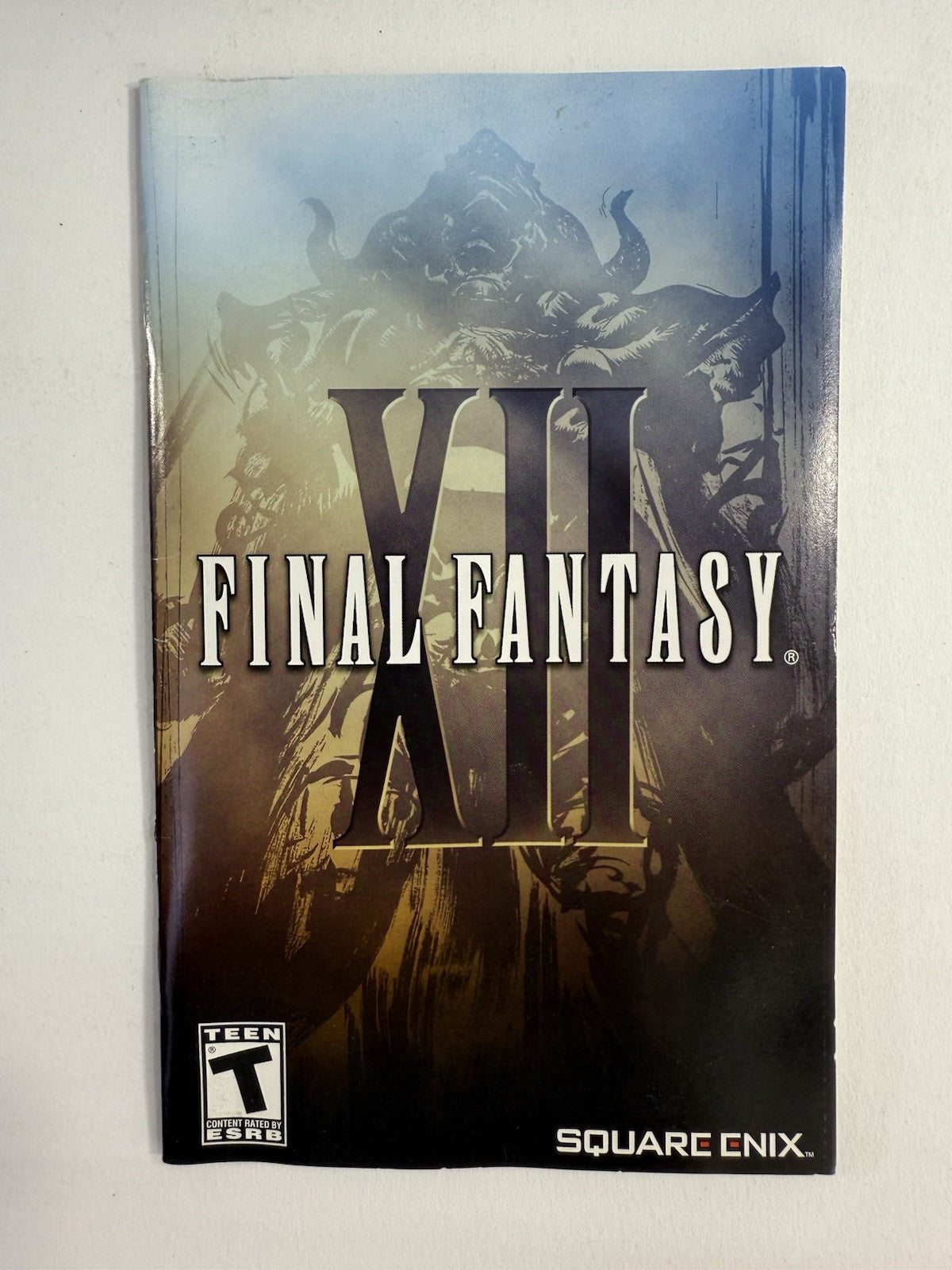 Final Fantasy XII (PlayStation 2, 2006) Game Case Manual Registration - Tested
