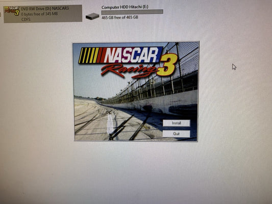 NASCAR Racing 3 (PC, 1999) Game, Case, Cover Art - Tested and Working
