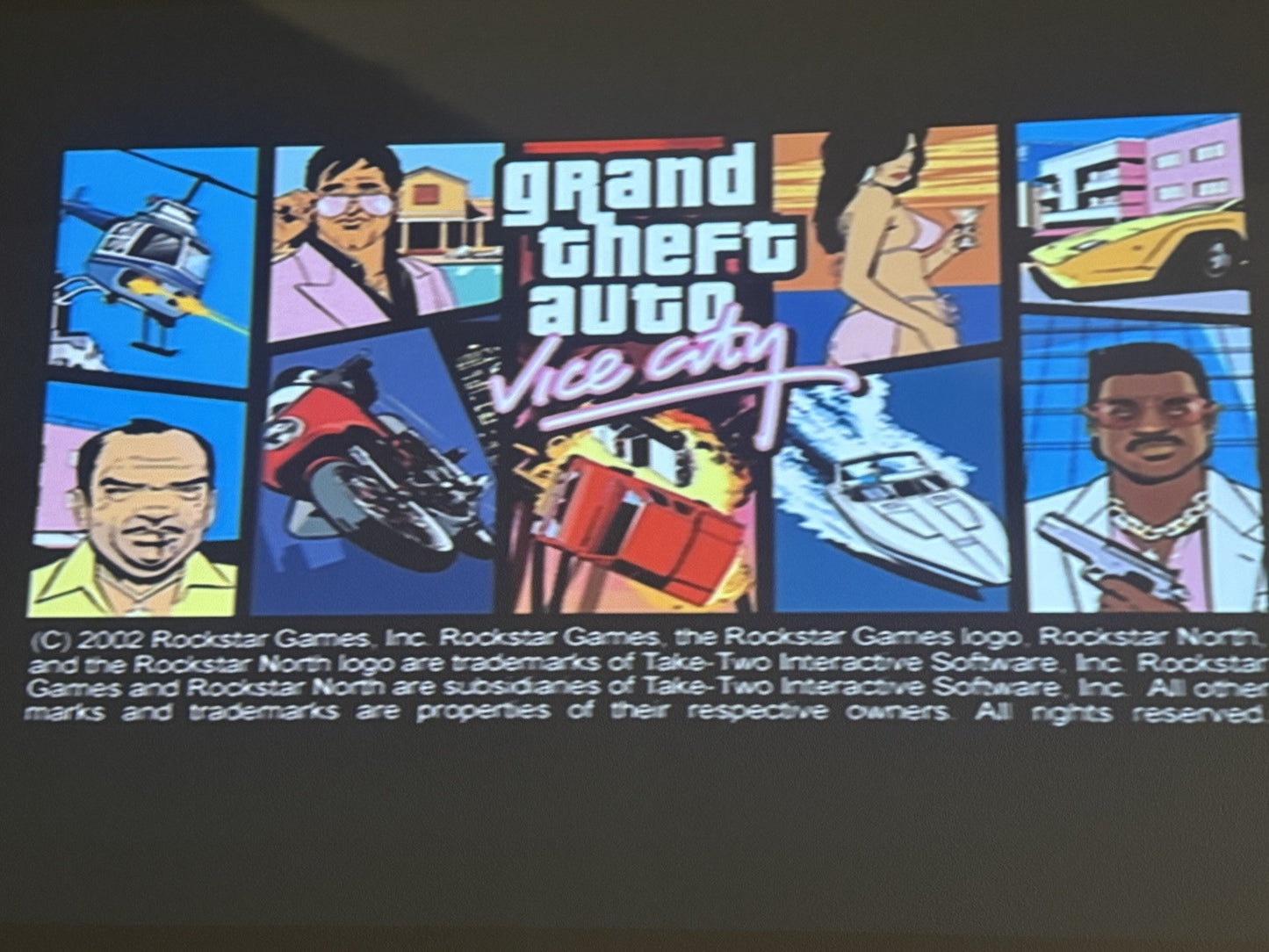 Grand Theft Auto: Vice City (PlayStation 2, 2002) Game Case Manual Poster - Read