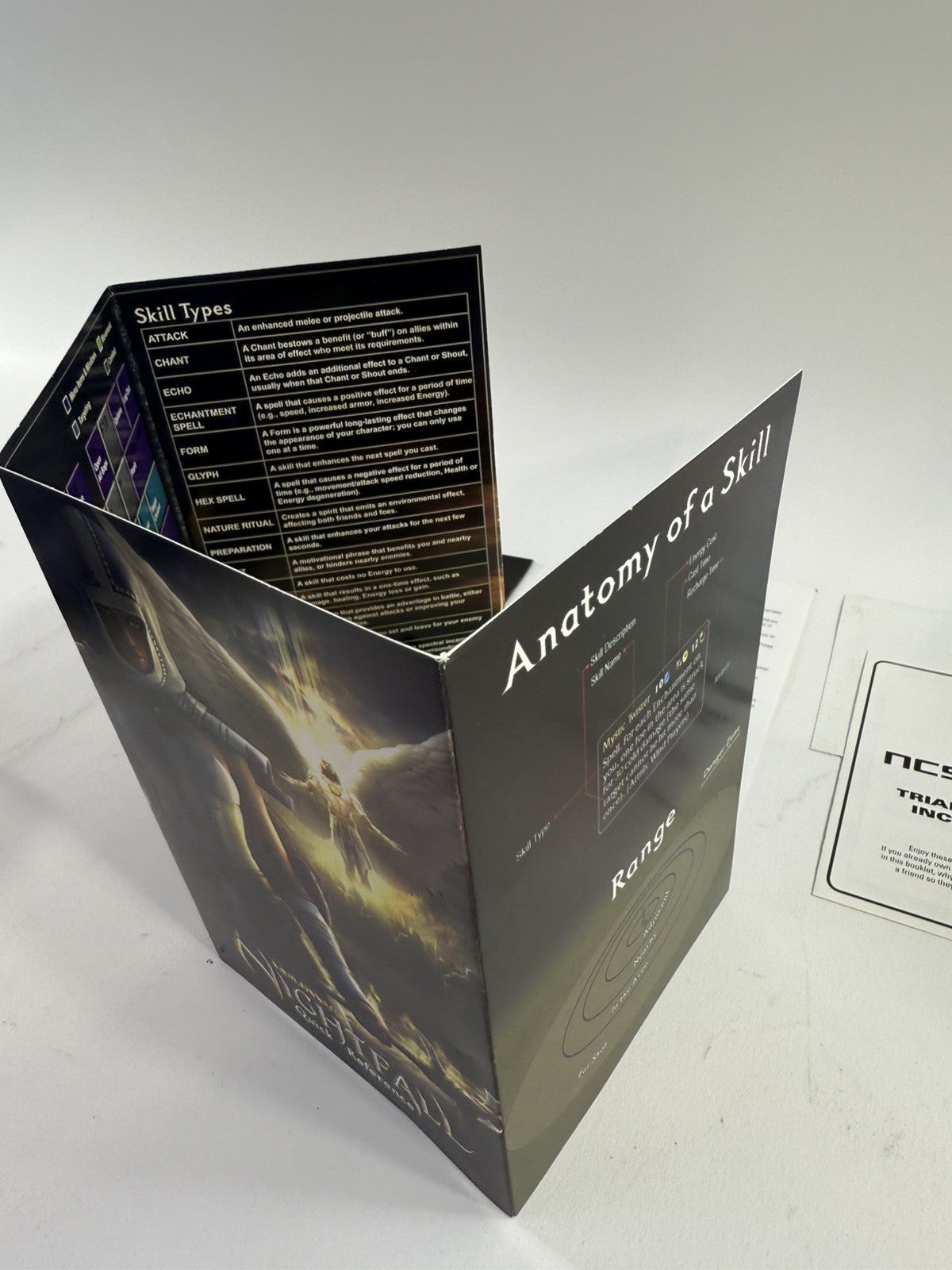 Guild Wars: Nightfall (PC, 2006) Game Case Manual Poster Inserts