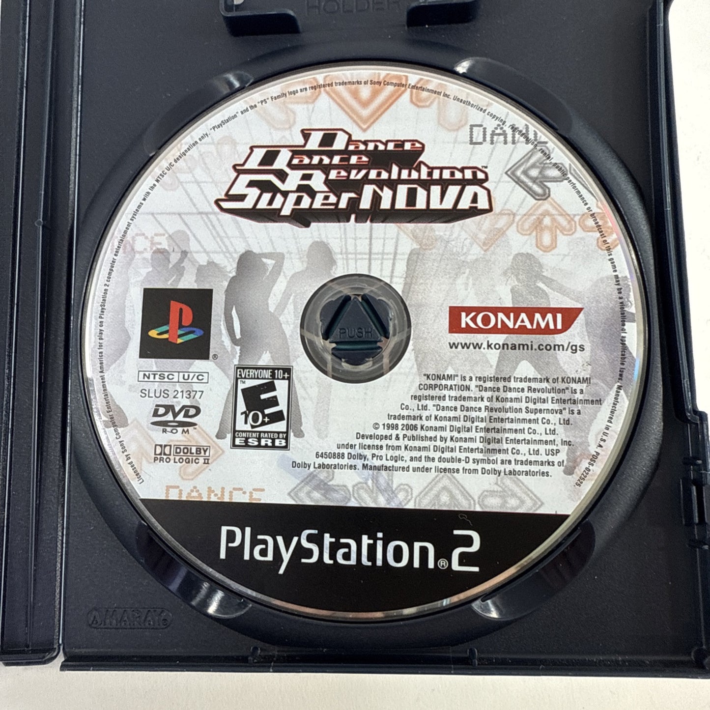 Dance Dance Revolution SuperNova (PlayStation 2, 2006) Game Case Manual - Tested