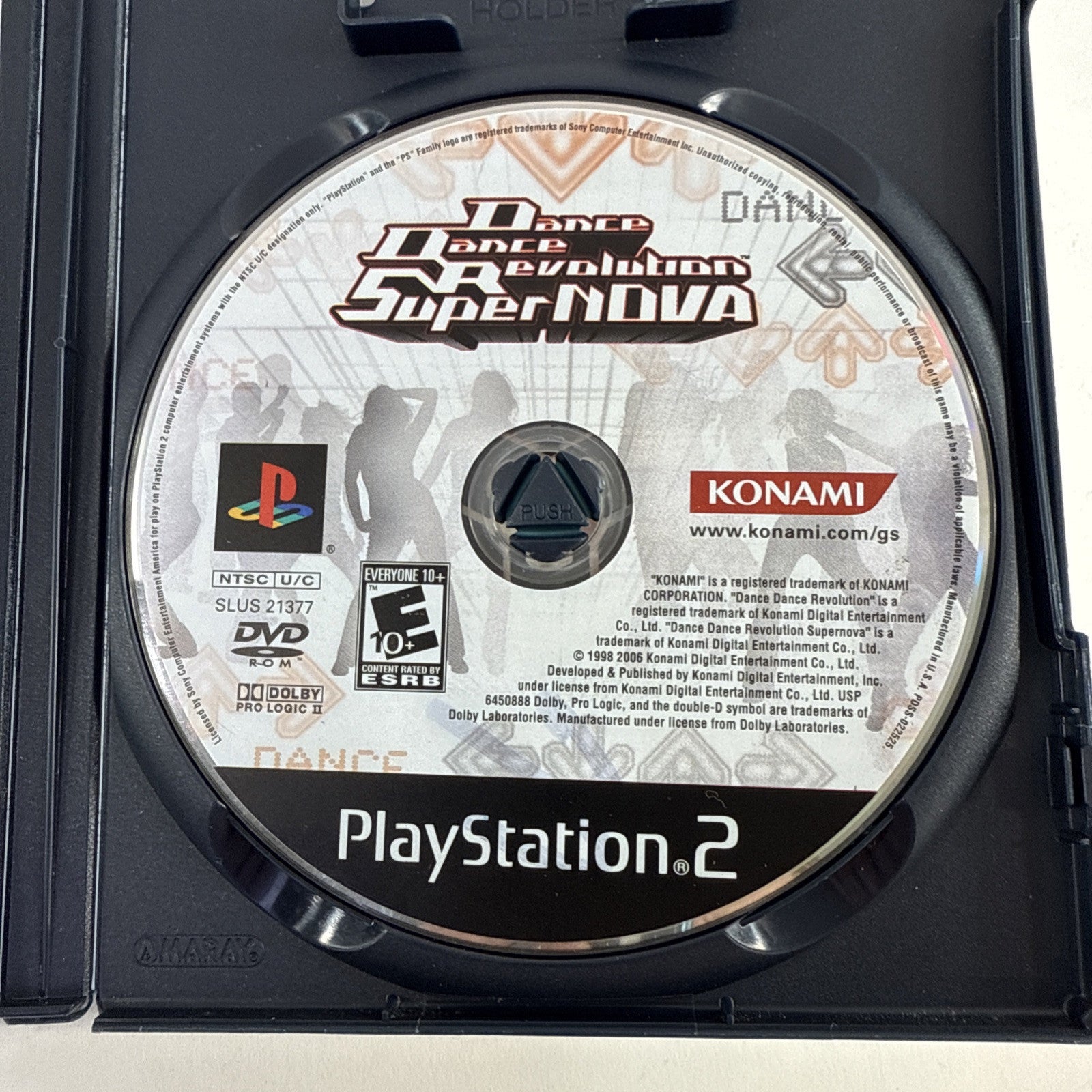 Dance Dance Revolution SuperNova (PlayStation 2, 2006) Game Case Manual - Tested