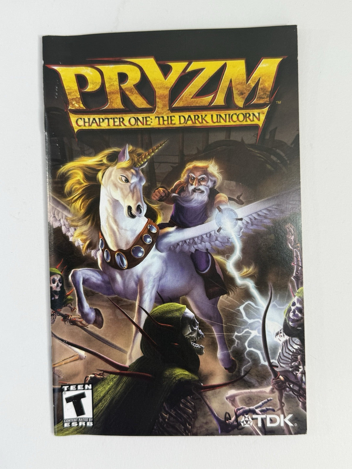 PRYZM Chapter One: The Dark Unicorn (Sony PlayStation 2, 2002) Game Case Manual
